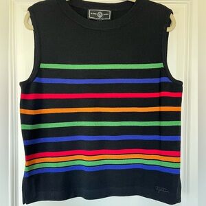 St. John Sport by Marie Gray Black Knit Top